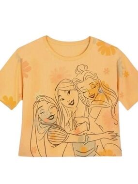 Women’s Disney Princess SketchGraphic Floral- Rapunzel, Mulan, Belle